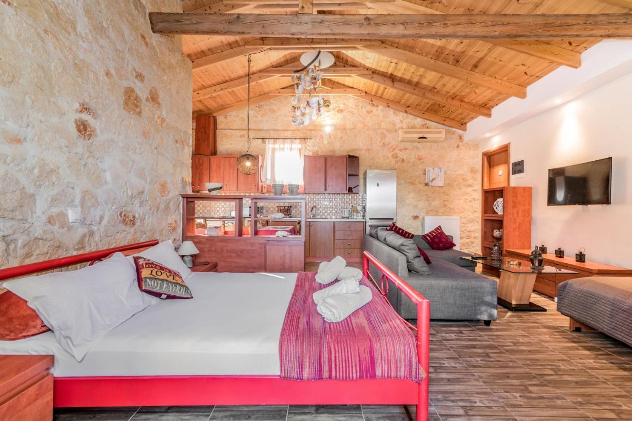 Casa Petra - Stone Cottage Farmhouses アルガッシ エクステリア 写真