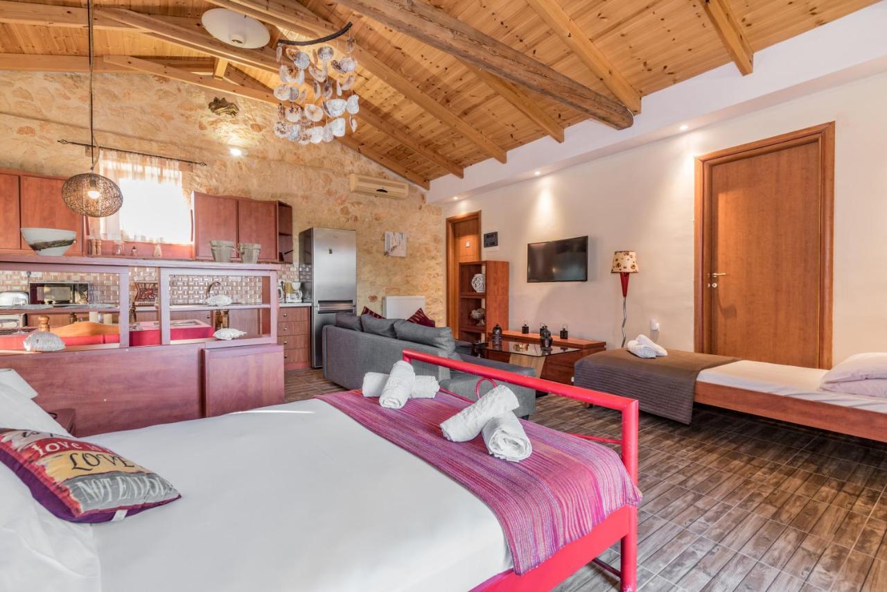 Casa Petra - Stone Cottage Farmhouses アルガッシ エクステリア 写真