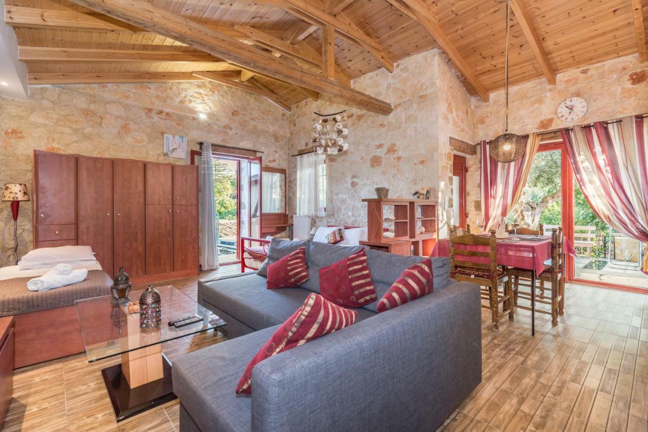 Casa Petra - Stone Cottage Farmhouses アルガッシ エクステリア 写真